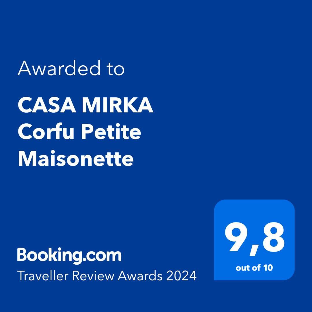 Вилла Casa Mirka Corfu Petite Maisonette Anemomylos Экстерьер фото